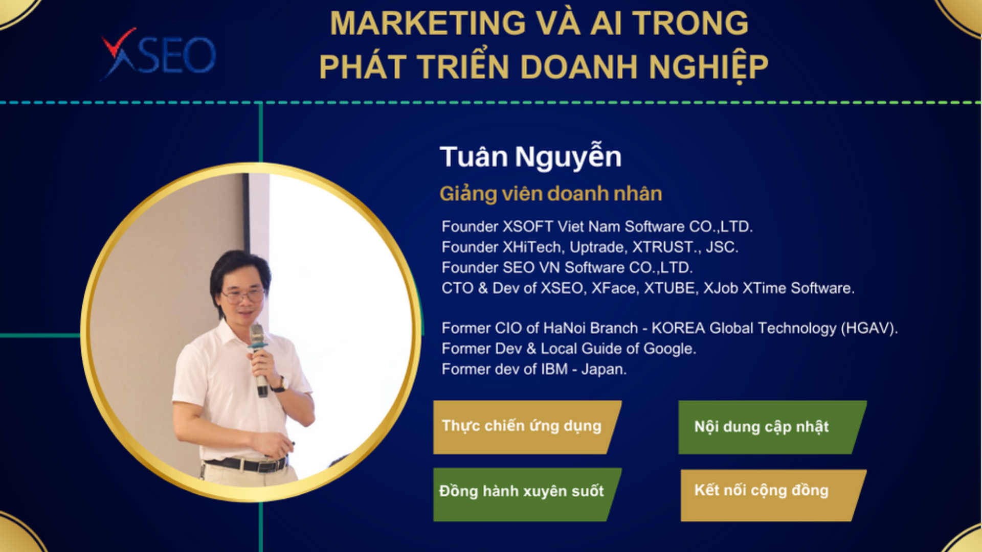 Chuyên gia CTO Tuân Nguyễn và khoá học A.I và MKT trong doanh nghiệp